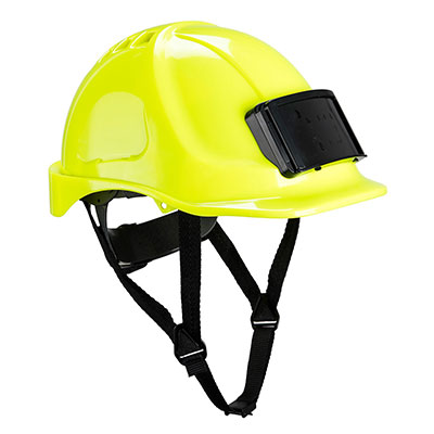 Portwest PB55 Casco Endurance con porta distintivo