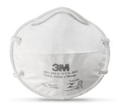 Respirador Desechable Tipo Copa 3M 8801, 20/Caja