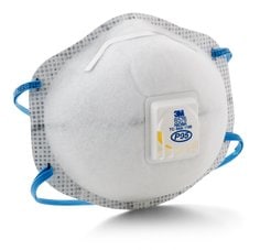 Respirador para Partículas 3M 8576, P95, con Alivio de Niveles Molestos de Gases Ácidos, 80/Caja