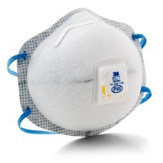 Respirador para Partículas 3M 8577, P95, con Alivio de Niveles Molestos de Vapores Orgánicos, 80/Caja
