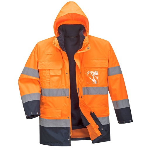 Portwest S162 Chaqueta Lite 3 en 1, de alta visibilidad