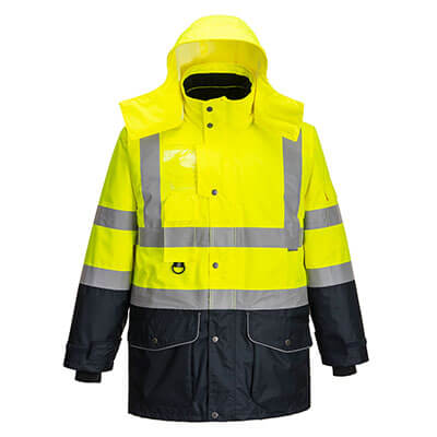 Portwest S426 Parka bicolor 7 en 1 de alta visibilidad Traffic