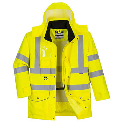 Portwest S427 Parka Traffic 7 en 1, de alta visibilidad