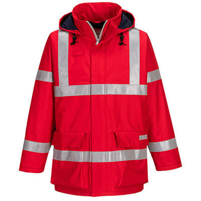 Portwest S785 Chaqueta antiestática e ignífuga Bizflame Rain