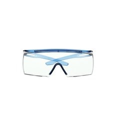 Sobrelentes 3M SecureFit  3700, SF3701AS, Transparente, Antirrayaduras, Patilla Azul, 10 por Caja