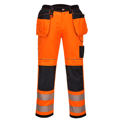 Portwest T501 Pantalones de trabajo de alta visibilidad Holster PW3