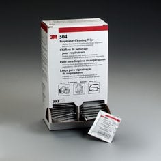 Toallitas de Limpieza para Respiradores 504 de 3M®.