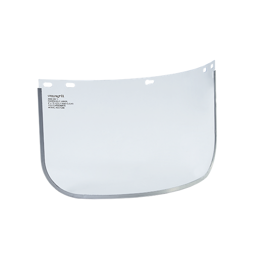 Visor de policarbonato con filo de aluminio, Steelpro