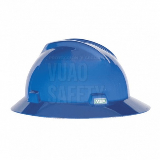 MSA Casco V-Gard Ala Completa con Suspensión Fas-Trac III