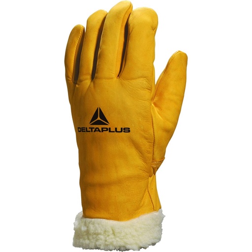 Delta Plus FBF15 Yellow Leather Thermal Work Gloves