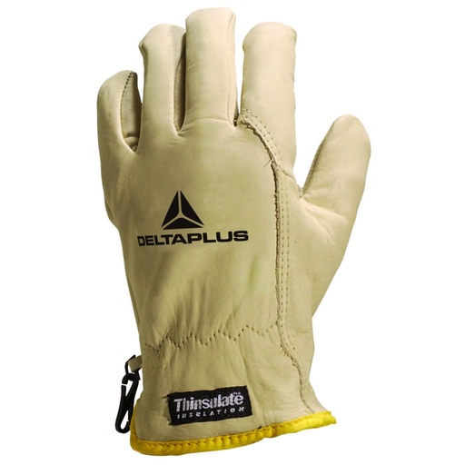 Delta Plus FBF50 Beige Leather Thermal Work Gloves