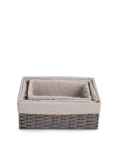 Vuao Canasta Sauce Gris (Set de 3)