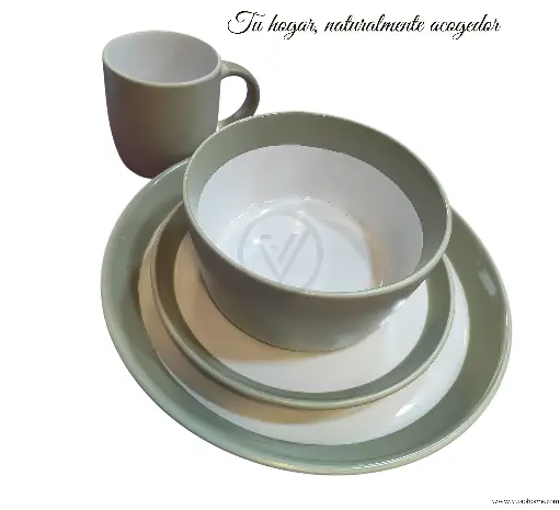 [VKD-2264] Set de Vajilla de 16 Piezas 🍽️KD2264 - Vuao Home