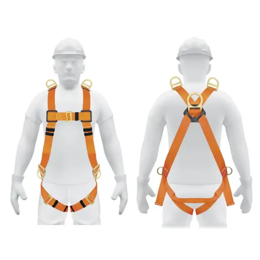 [ARN-5438] Arnés de cuerpo completo con 5 anillos, ANSI, Truper
