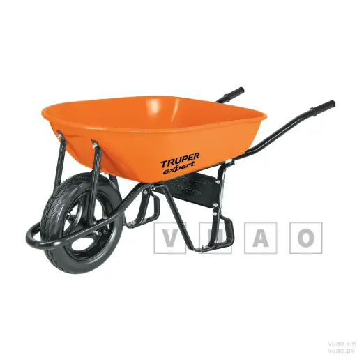 [VU100416] Carretilla 5.5ft3 Imponchable bastidor tubular CAT-50X, Truper Expert